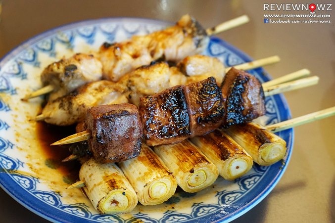 ของย่างแบบราดซอส