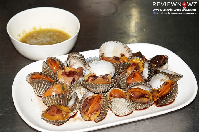 หอยแครงลวก