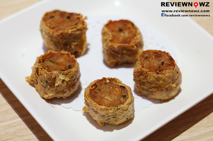 Deep-FriedTofu Skin Rolls with Crab Meats