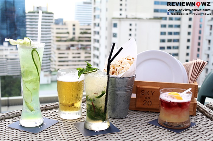 OCHO MELONES, Chang Draft, GINGER MOJITO / NEW YORK SOUR