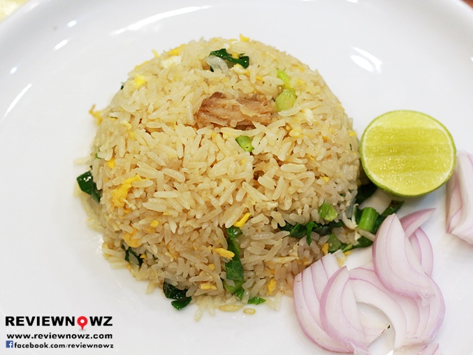 Chinese broccoli and salted fish fried rice