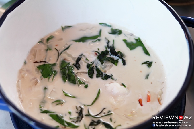 Coconut Soup with Shrimp & Pak-Miang