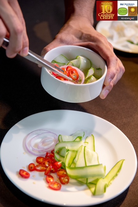 Spare Ribs Satay - Cucumber Relish