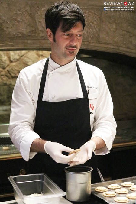 Chef Antimo Merone Cooking Dessert