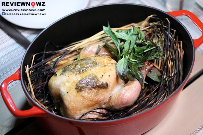 Hay Roasted Truffle Chicken