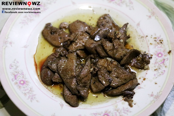 ตับกระเทียมพริกไทย