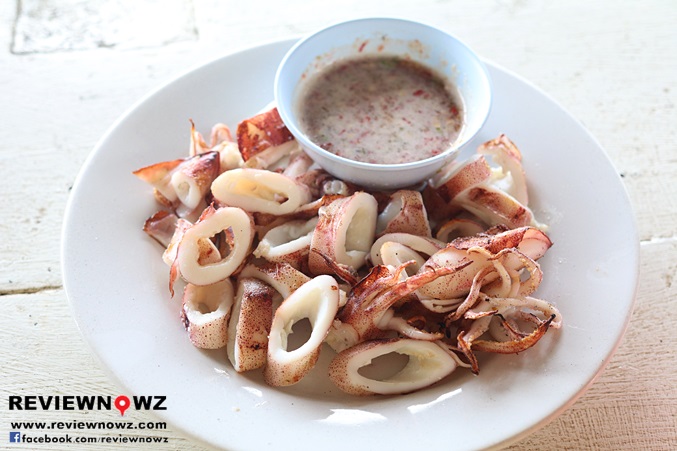 ปลาหมึกย่าง