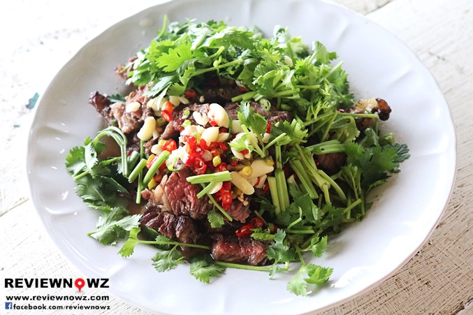 เนื้อสันผักชี