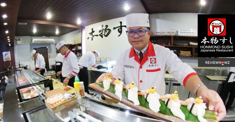 5,500 ทานไม่อั้นทุกเมนู ที่สุดของบุฟเฟ่ต์อาหารญี่ปุ่นระดับเชฟกระทะเหล็กที่ Honmono Sushi สาขาทองหล่อ