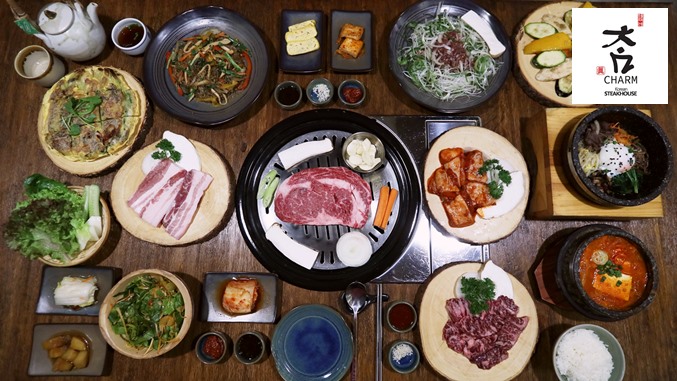 ร้านอาหารเกาหลีปิ้งย่างเนื้อนุ่มและของหวานอร่อยๆที่ Charms Korean Steak House สุขุมวิท 20