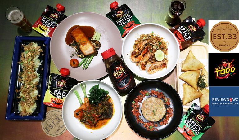 ชิม 6 เมนูพิเศษจากโปรโมชั่น SPICY ACCENT of TODD Sauce Taste ที่ EST 33 by Singha สาขา Crystal Design Center