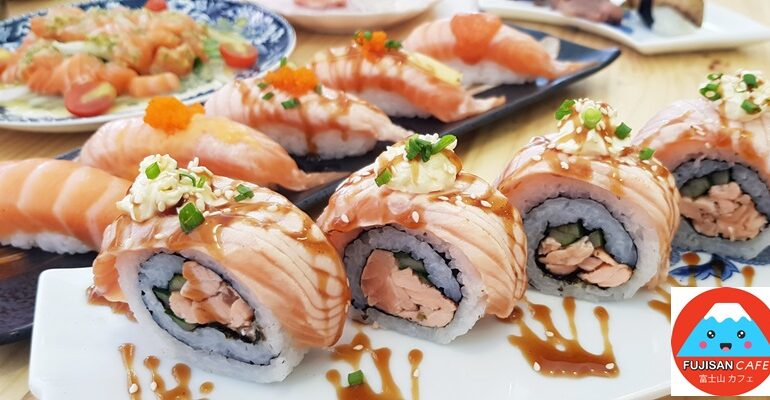 สาขาใหม่ล่าสุดกับร้านซูชิห้องแอร์เริ่มต้น 9 บาทคำใหญ่อร่อยที่ Fujisan Cafe สาขาดุสิต