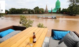 นั่งจิบเบียร์กินขนมชมความงามของวัดพุทไธศวรรย์และสายน้ำที่ Sala Ayutthaya Eatery and Bar อยุธยา