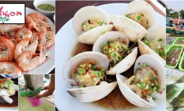 สดๆจากบ่อกับร้านใหญ่ริมทะลอันดับที่ 19 ของ Tripadvisor ที่ร้าน ศรีนวล ซีฟู้ด พัทยา