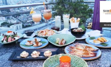 ขึ้นดาดฟ้าทาน Asian Tapas จิบ Cocktail ชมวิวสูงแบบ 360 องศาที่The Roof Gastro Rooftop Bar, Siam@Siam Design Hotel Bangkok