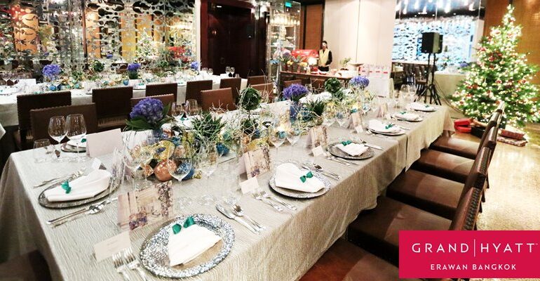 ฉลองเทศกาลแห่งความสุขคริสต์มาสและส่งท้ายปีเก่าต้อนรับปีใหม่ปีนี้ที่ Grand Hyatt Erawan Bangkok Hotel