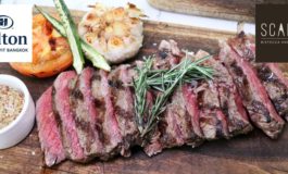 โปรโมชั่นสเต็กเนื้อล่าสุดและคอนเซ็ปต์อาหารใหม่ Bistecca & Negroni ที่ Scalini @ Hilton Sukhumvit Bangkok hotel