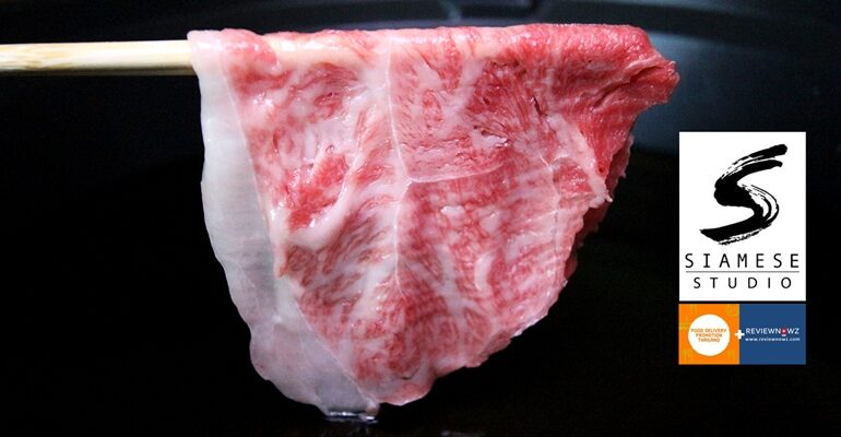 ขายจำนวนจำกัดต่อวัน! Delivery ชาบูเนื้อ Miyazaki Wagyu สุดนุ่มเกินคุ้มที่ร้าน Siamese Studio x Fat Cow @ พระราม 9