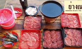 199 NET บุฟเฟ่ต์ปิ้งย่างโคขุนกระทะร้อน เนื้อ กุ้งแม่น้ำ ปลาหมึก และอีกเพียบที่ ย่างเนย @ ลาดพร้าว-วังหิน