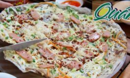 ชิมพิซซ่าเวียดนามเจ้าดังของเมืองดานังที่ Quán Bánh tráng Phan Rang @ Đà Nẵng, Vietnam