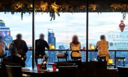 French bistro-style กินดื่มชมวิวบนชั้น 37 ที่ Scarlett Wine Bar & Restaurant @ Pullman Bangkok Hotel G